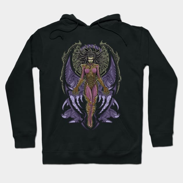 The Queen of Blades Hoodie by TrulyEpic